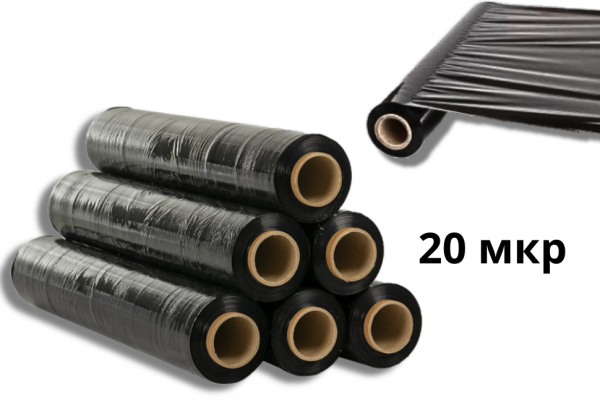 Стрейч черный 1,8 кг 6шт